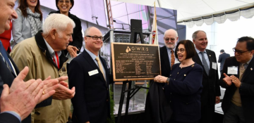 Officials unveil plaque at GWRS final expansion dedication ceremony