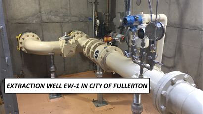 Extraction well EW-1 in Fullerton