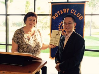 Director Roger Yoh and BP Rotary President